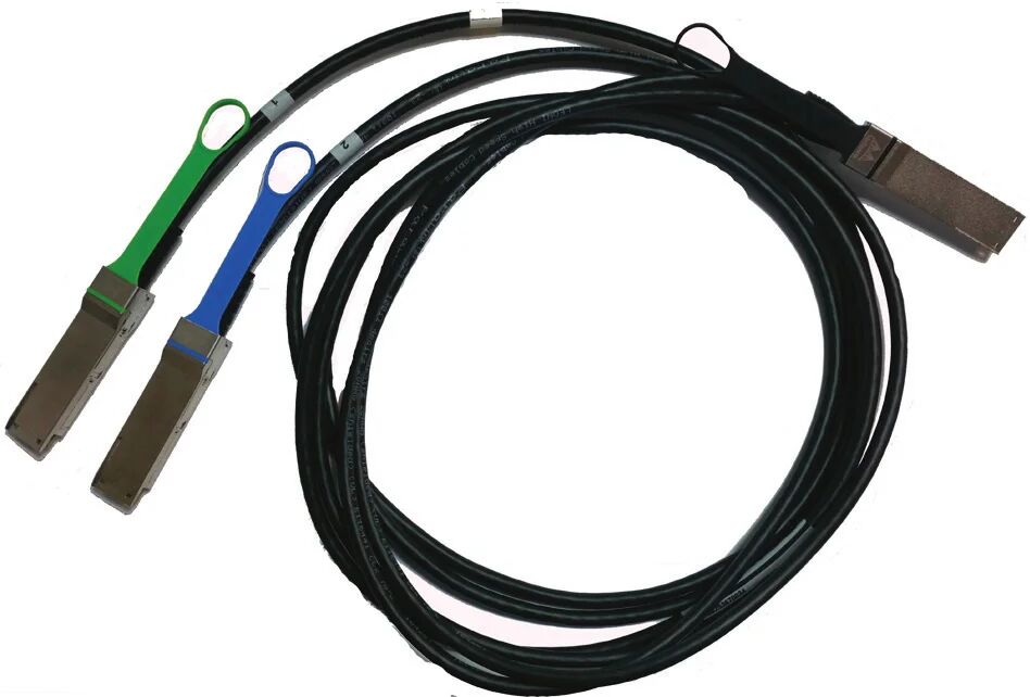 Mellanox Technologies MCP7H50-H001R30 cavo InfiniBand 1 m QSFP56 2x Nero [MCP7H50-H001R30]