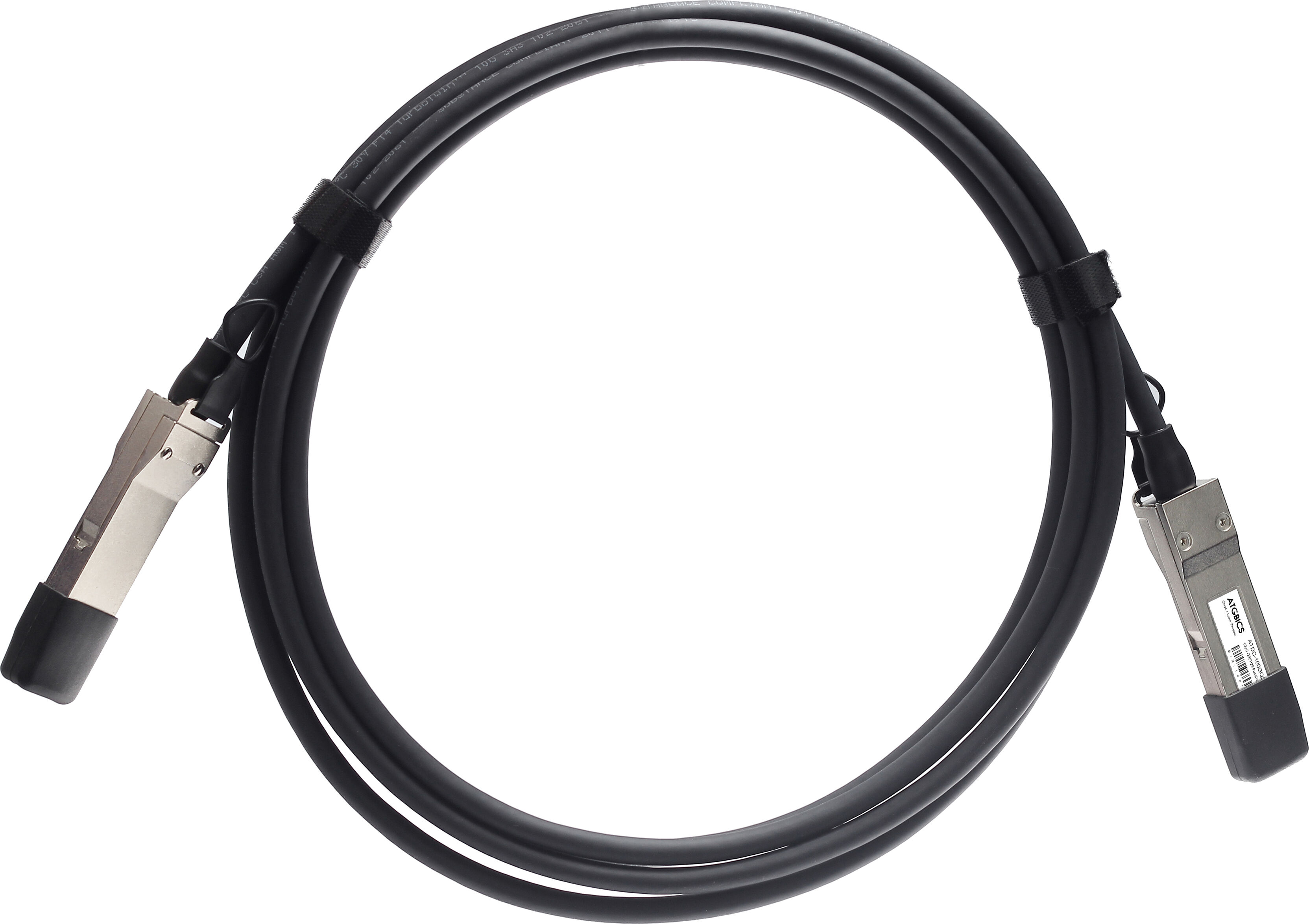 ATGBICS QFX-QSFP28-DAC-5M-C cavo a fibre ottiche Nero [QFX-QSFP28-DAC-5M-C]