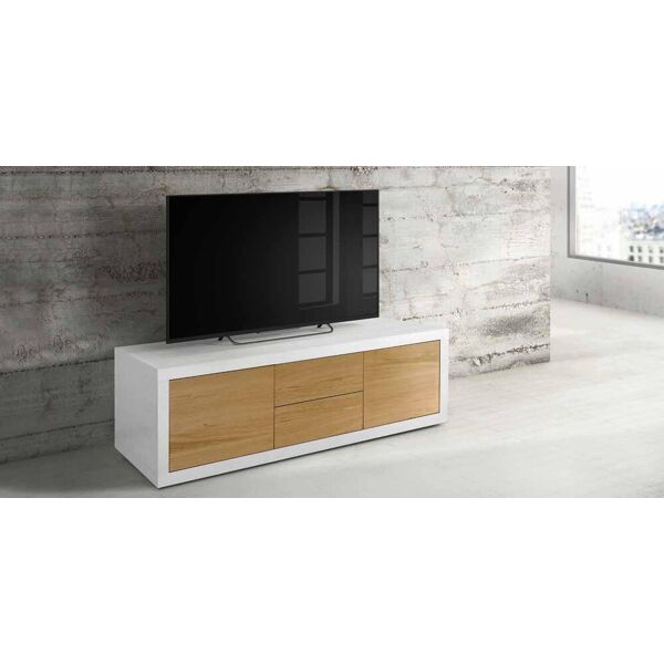 mobile porta tv in legno bicolore 170 x 45 x 50