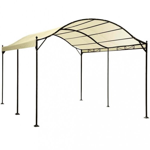 gazebo da giardino tetto onda