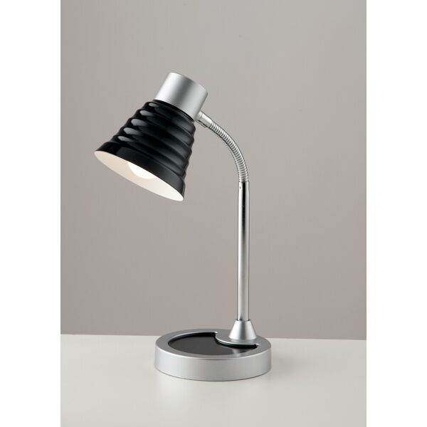 lampada da tavolo ldt055leo nero 40w