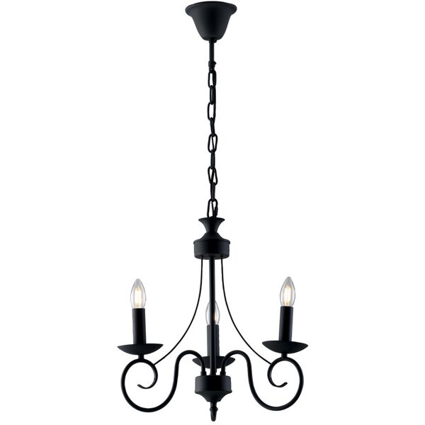 lampadario beatrice decorative colore antracite 40w mis 45 x 44 x 120 cm