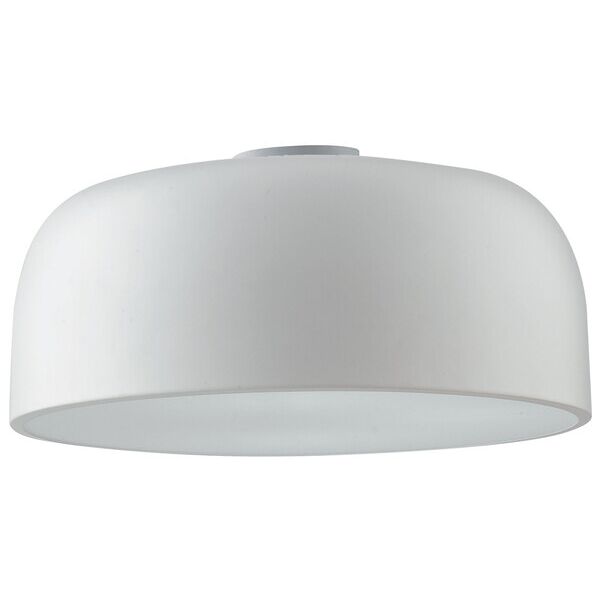 lampadario plafoniera led bistrot moderno colore bianco 60w dim 38 x 19,5 cm