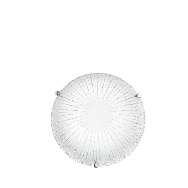 lampadario plafoniera led chantal ceiling lamp colore bianco 15w mis 30 cm