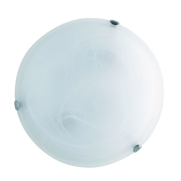 lampadario plafoniera led luna ceiling lamp colore bianco 24w mis 40 cm