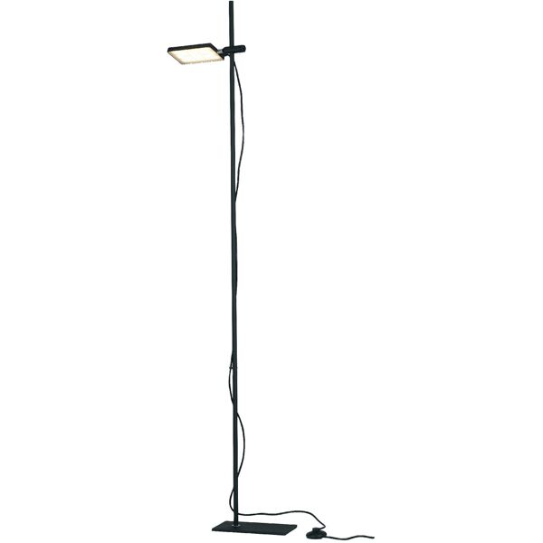 lampadario piantana led book moderno colore nero 17w dim 25 x 182 x 16 cm