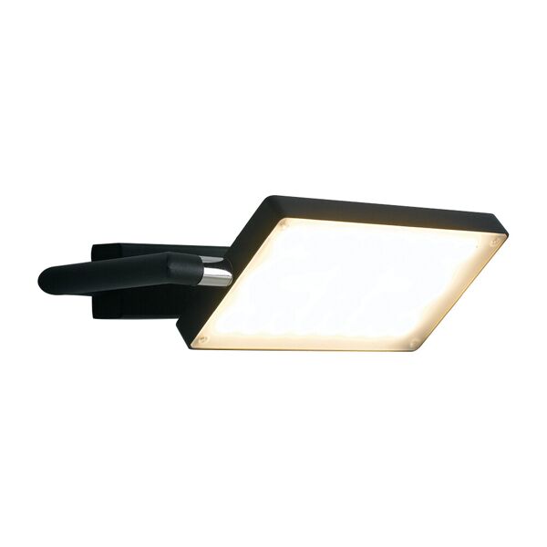 lampadario applique led book moderno colore nero 17w dim 22,5 x 10-15 x 10-15 cm
