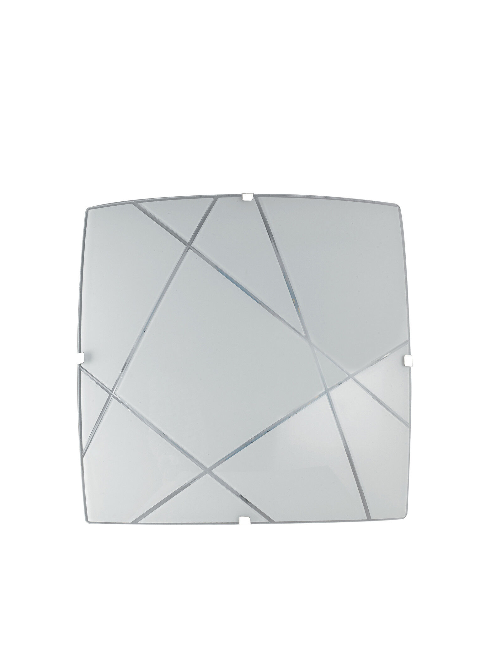 lampadario plafoniera led alexia ceiling lamp colore bianco 15w mis 30 x 30 cm