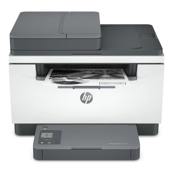 hp laserjet m234sdw 6gx01f, stampante multifunzione a4, stampa fronte e retro automatica in b/n, 29 ppm, wifi, ethernet, usb, adf, smart, no fax, schermo lcd a icone, grigia