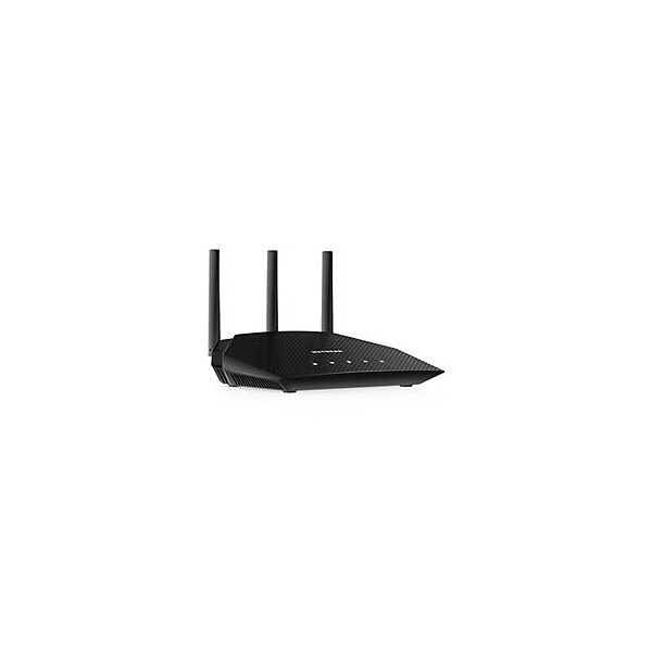 netgear rax10 router wireless dual band wi-fi 6 ax1800 1.8gbps 4 porte gigabit nero