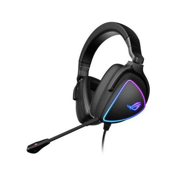 asus rog delta cuffie con microfono gaming rgb cavo usb tipo c nero