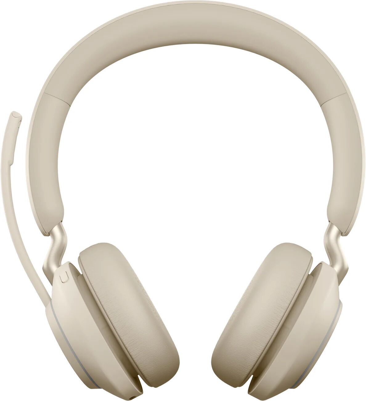 gn audio jabra evolve2 65 stereo usb-a cuffia a padiglione con microfono beige