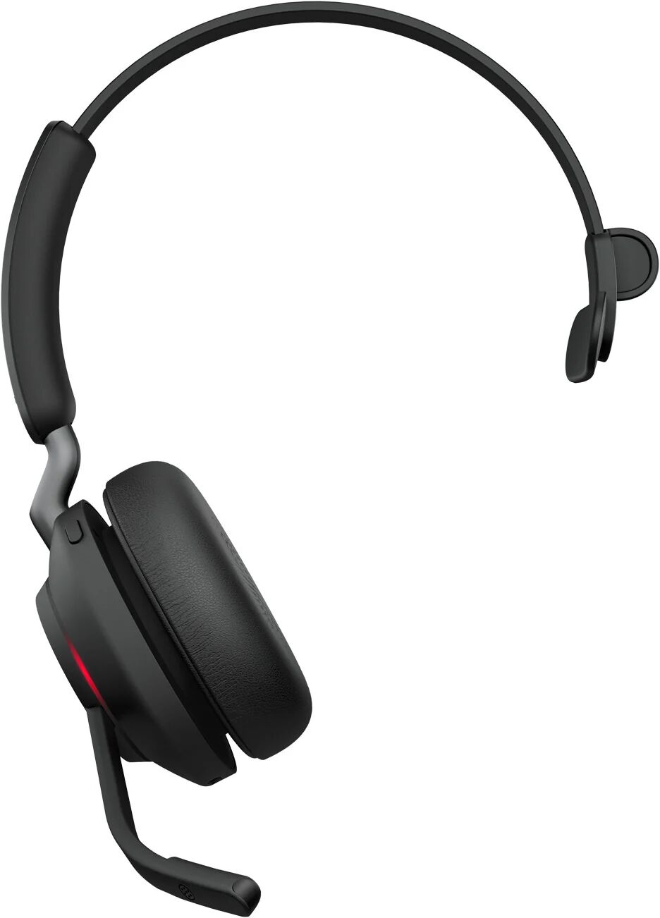 gn audio jabra evolve2 65 cuffie mono wireless cuffie certificate per microsoft teams e con funzione noise cancelling batteria a lunga durata adattatore bluetooth usb-a nero