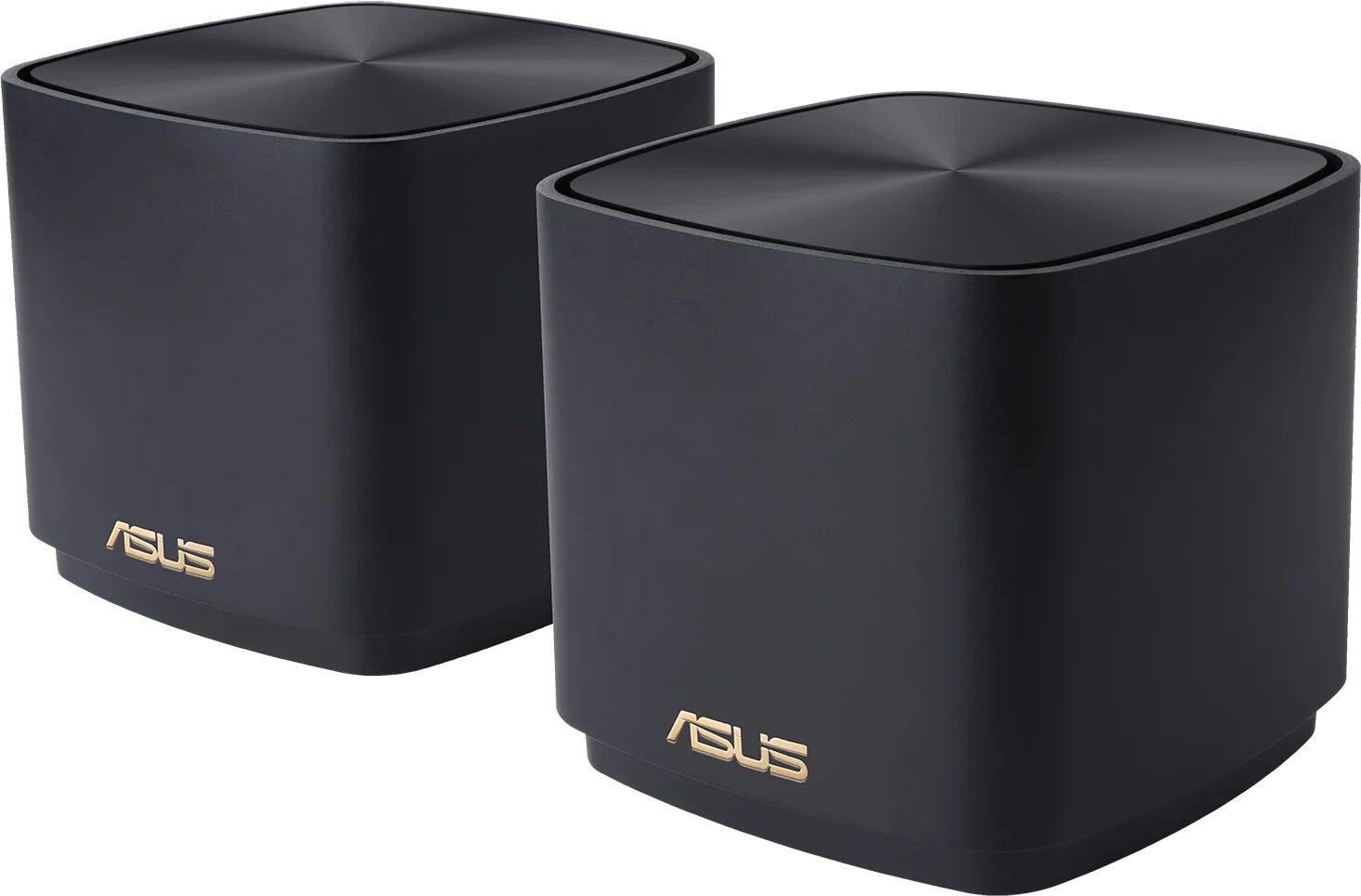 asus zenwifi xd4 plus - set di 2 sistemi ax1800 whole-home mesh wifi 6 (fino a 306 mÂ², aimesh, aiprotection, fissaggio a parete, controllo app), nero