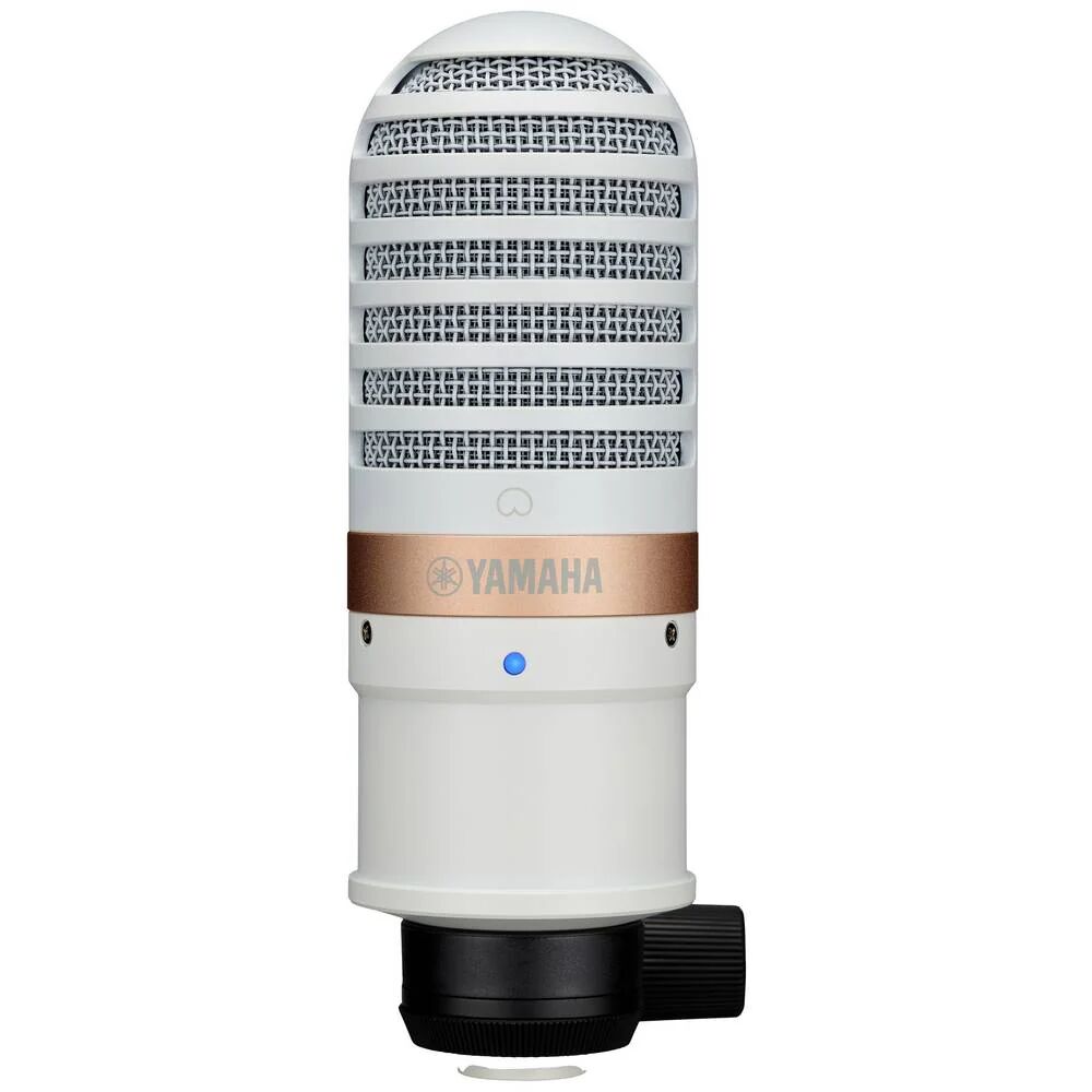 Yamaha ycm01 microfono a condensatore di qualita` da studio streaming audio ad alta risoluzione registrazione e riproduzione connessione xlr bianco