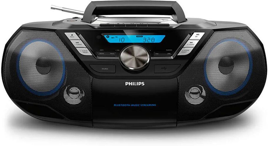 Philips azb798t/12 impianto stereo portatile digitale 12w nero