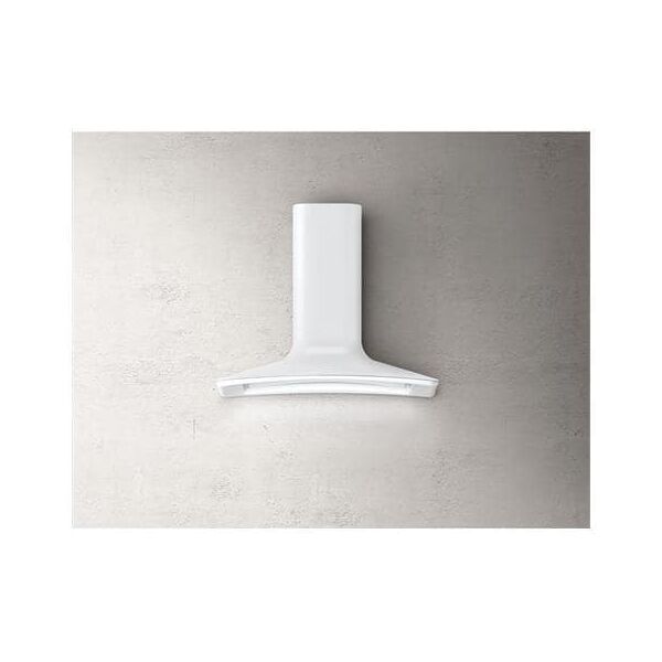 elica cappa white / a / 80 + cam a parete da 85 cm aspirante colore bianco