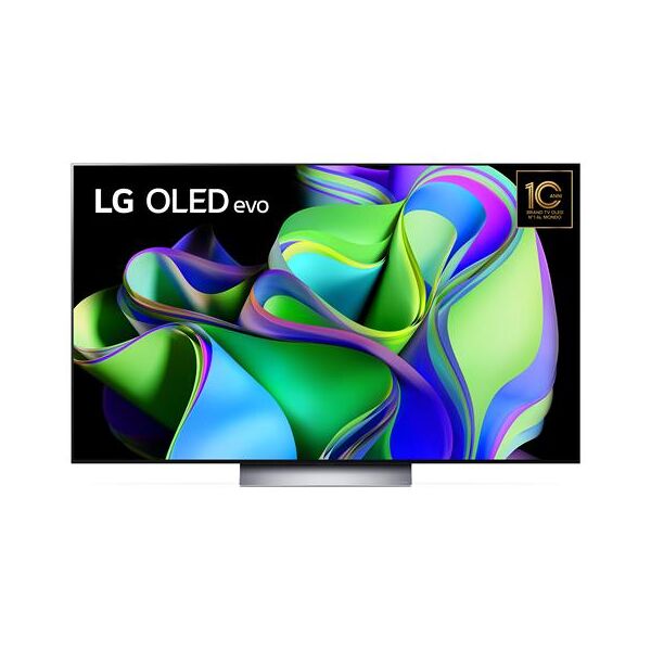 lg tv oled evo ultra hd 4k 55 oled55c34la smart tv webos dark titan silver 2023