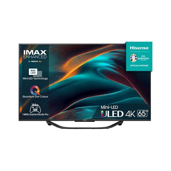 hisense tv mini led ultra hd 4k 65 65u79kq smart tv vidaa u 2023 antracite