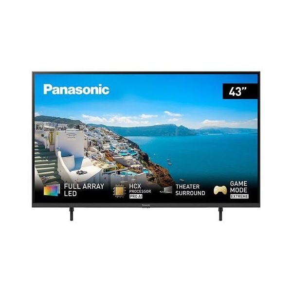 panasonic tv led ultra hd 4k 43 tx-43mx940e google tv