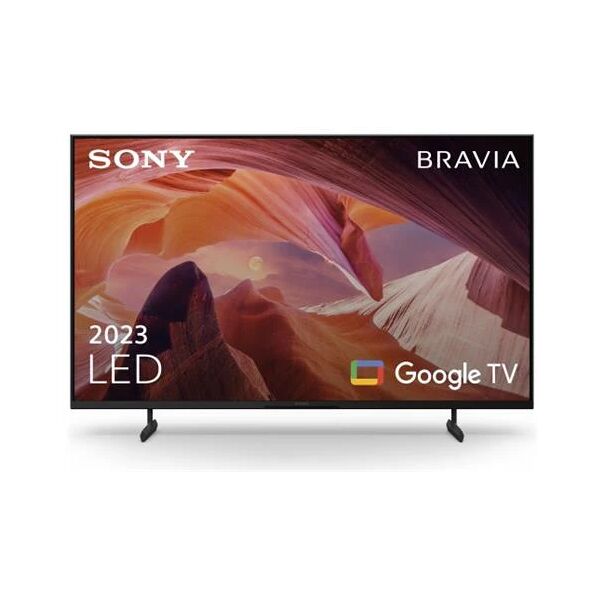 sony tv led ultra hd 4k 43 fwd-43x80l smart tv google tv 2023 nero