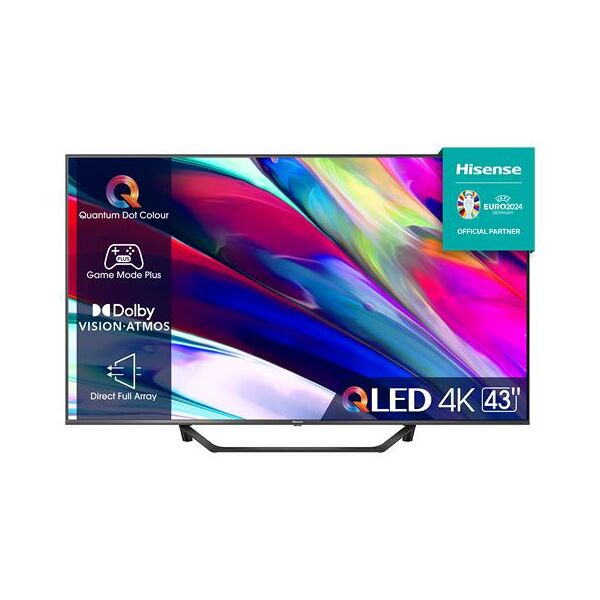 hisense tv qled ultra hd 4k 43 43a7kq smart tv vidaa