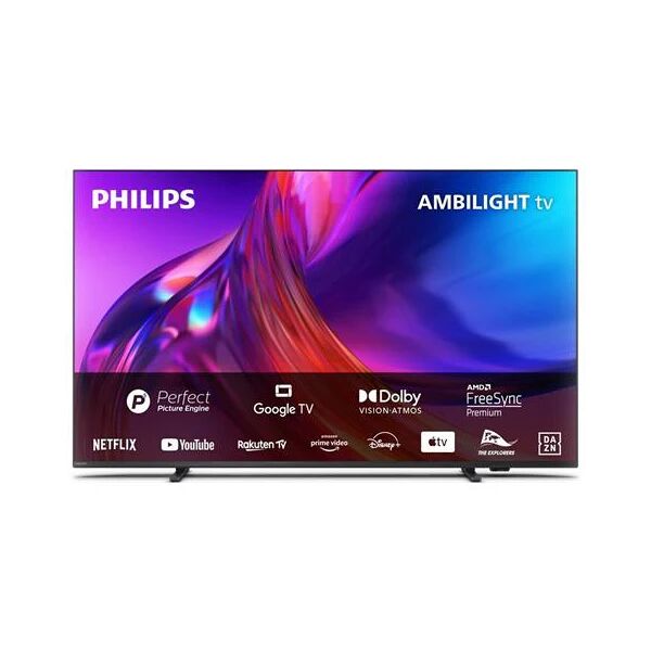 philips tv led ultra hd 4k 43 43pus8518/12 smart tv google tv 2023 ambilight antracite