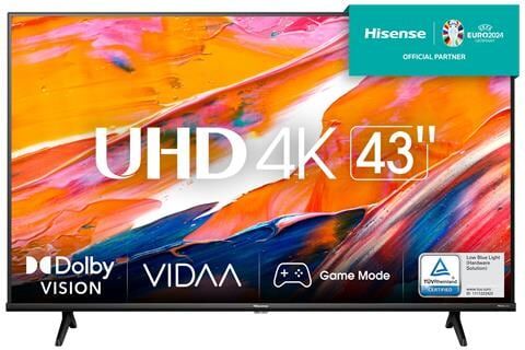 hisense tv led ultra hd 4k 43 43a6k smart tv vidaa 2023 nero