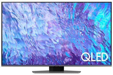 Samsung TV QLED 4K 50 QE50Q80CATXZT Smart TV Wi-Fi Carbon Silver 2023