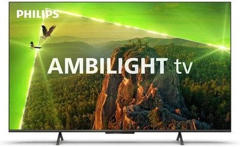 Philips TV LED ULTRA HD 4K 43PUS8118/12 43 AMBILIGHT 3 HDR10 3 HDMI 2 USB DOLBY ATMOS COLORE NERO