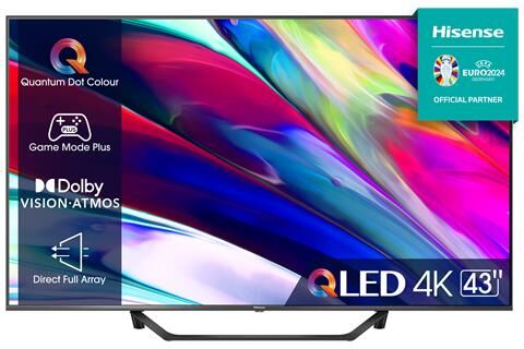 Hisense TV QLED Ultra HD 4K 43 43A7KQ Smart TV VIDAA