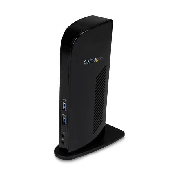 startech.com startech docking station universale usb3.0 per laptop- -dvi hdmi video doppio con ethernet audio