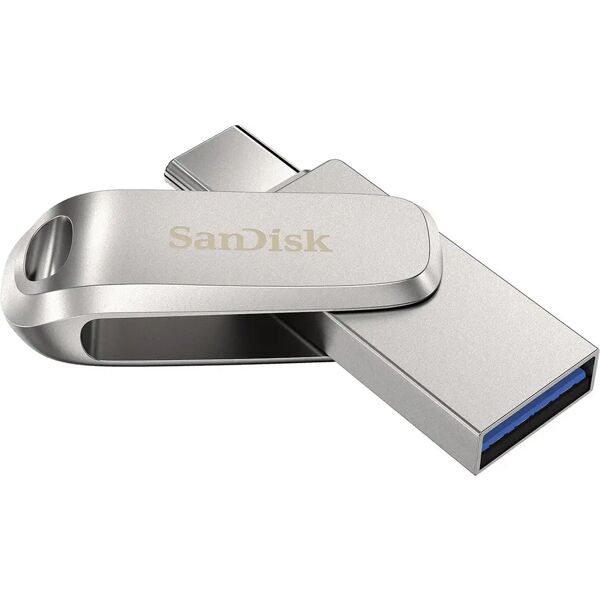 sandisk ultra dual drive luxe unita` flash usb 1000gb usb type-a/usb type-c 3.2 gen 1 acciaio inossidabile