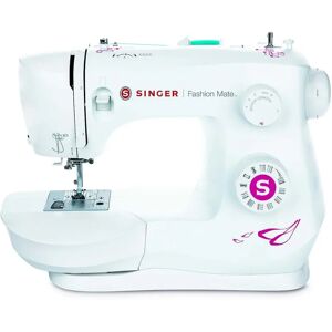 Singer 3333 macchina da cucire fashion mate bianco e rosso