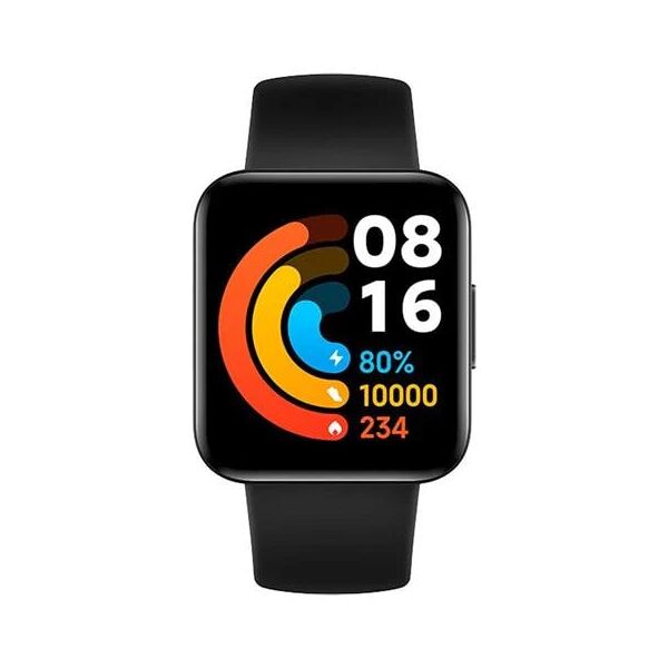 xiaomi smartwatch poco watch gl impermeabile 5atm display 16' bluetooth gps cardiofrequenza nero europa