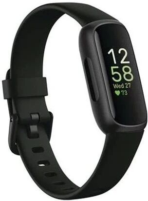 Fitbit Activity Tracker Inspire 3 Impermeabile 5 ATM Bluetooth Cardiofrequenzimetro Colore Nero Europa