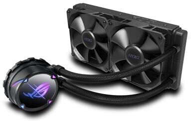 Asus rog strix lc ii 240 rgb dissipatore a liquido 2 ventole 120mm 1700/1200/2066 amd am4/tr4