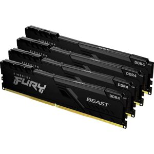 Kingston fury beast 64gb 4 x 16gb ddr4 3.200mhz cl 16 dimm black