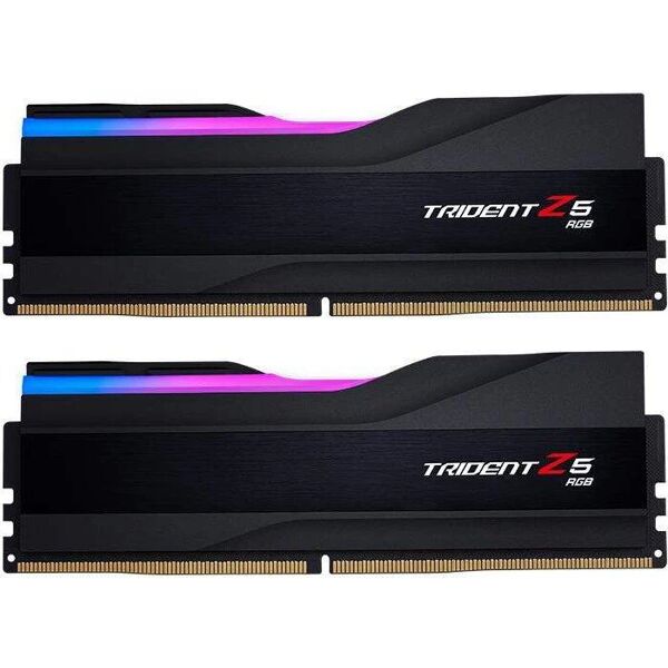 gskill trident z rgb z5 kit memoria ram 2x16gb tot 32gb 5.600mhz tipologia dimm tecnologia ddr5