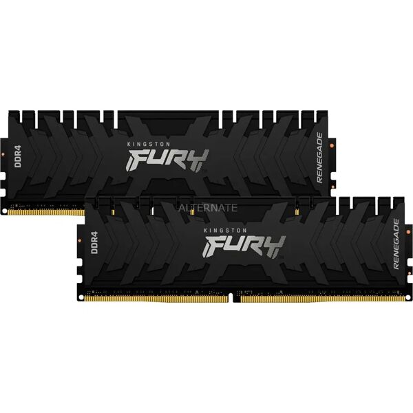 kingston fury renegade kit memoria ram 2x32gb tot 64gb 3.200mhz tipologia dimm tecnologia ddr4 cas 16