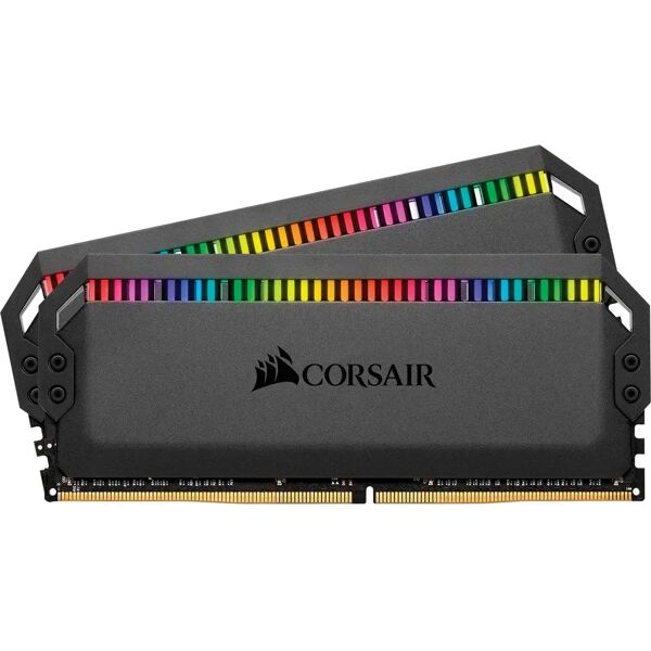 corsair cmt16gx4m2k4000c19 dominator platinum rgb kit memoria ram 2x8gb 16gb totali 4.000mhz tecnologia ddr4 tipologia dimm 288-pin cl19