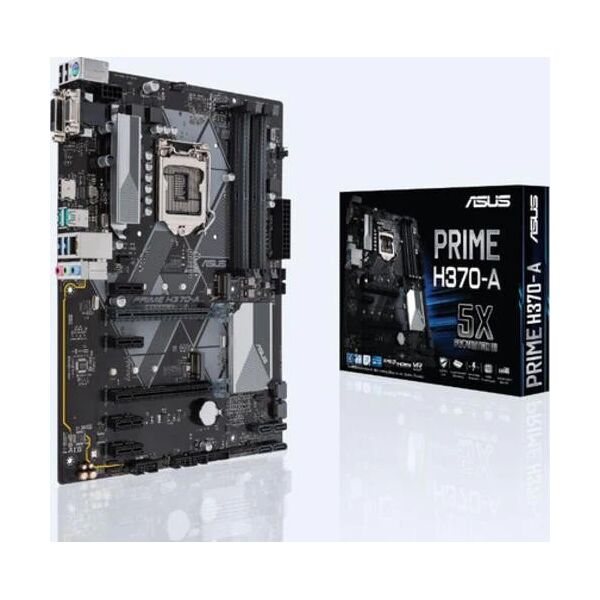 asus prime-h370-a scheda madre atx socket h4 chipset h370