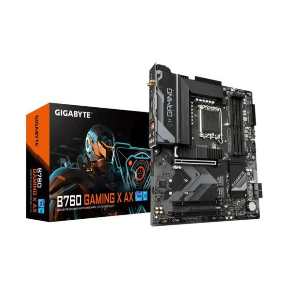 gigabyte scheda madre b760 gaming x ax socket lga 1700 atx, 4 slot ddr5