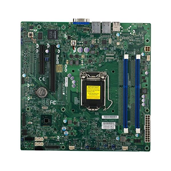 supermicro x10sll-sf scheda madre socket lga 1150 chipset c222 micro atx