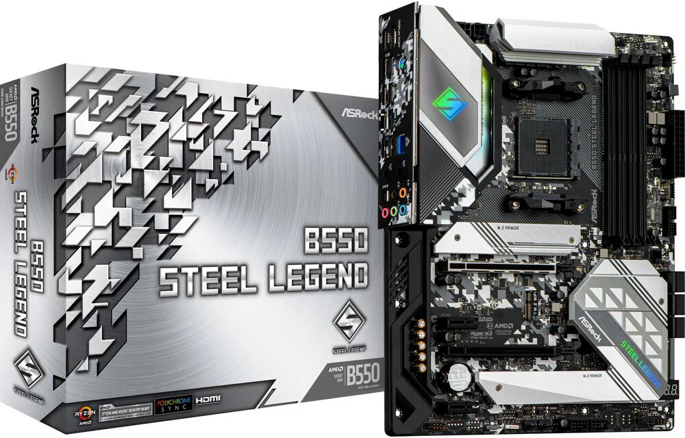 ASRock B550 steel legend atx 4 ddr4 m4