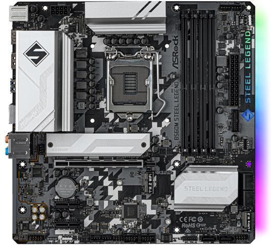 ASRock b560m steel legend - mainboard micro atx - ddr4 - socket 1200 - hdmi - dp - m.2