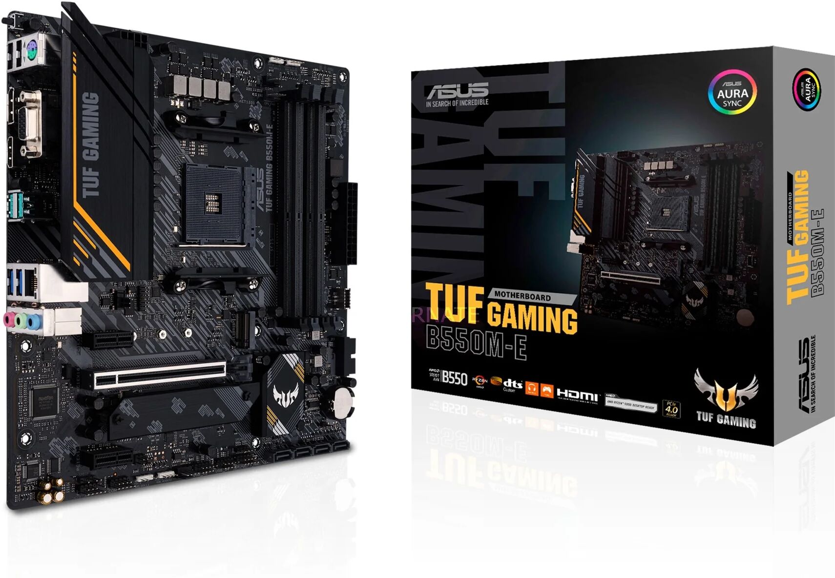 Asus tuf gaming b550m-e, scheda madre gaming micro atx, amd