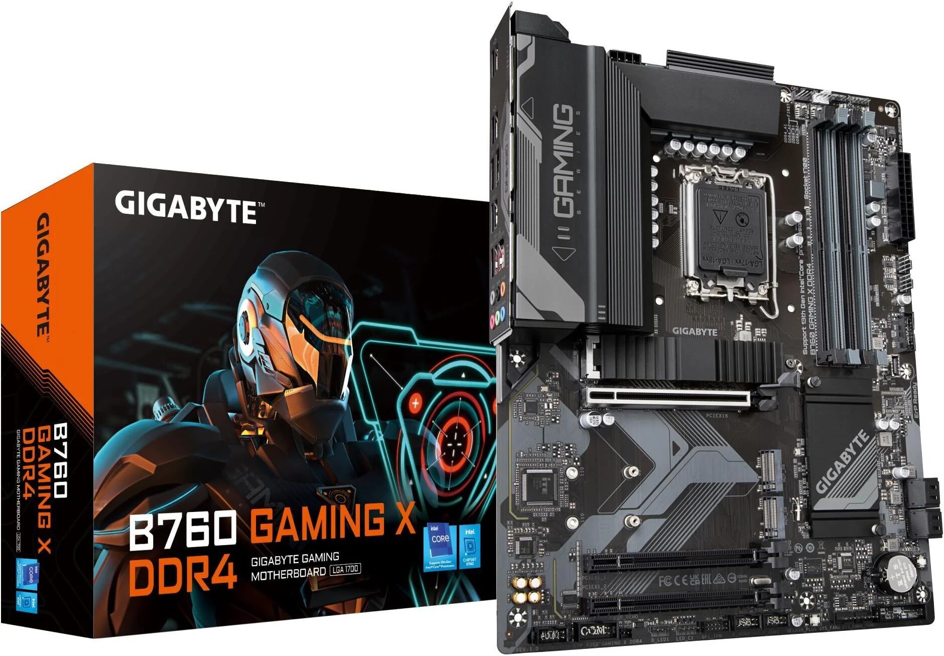 Gigabyte b760 gaming x ddr4 scheda madre intel b760 express lga 1700 atx