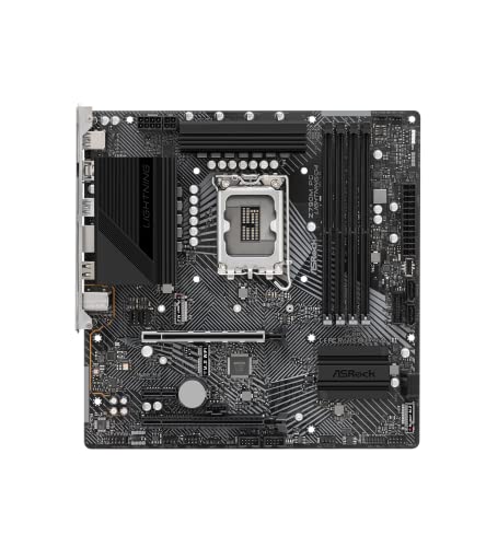 ASRock z790m phantom gaming lightning/d4 intel z790 lga 1700 micro atx