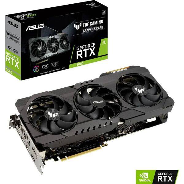 asus tuf gaming tuf-rtx3080-o10g-v2-gaming nvidia geforce rtx 3080 10 gb gddr6x pci express 4.0